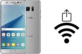 How to generate a QR code with the Wi-Fi password on a Samsung Galaxy Note7 (USA)