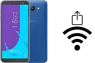 How to generate a QR code with the Wi-Fi password on a Samsung Galaxy On6