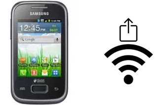 How to generate a QR code with the Wi-Fi password on a Samsung Galaxy Pocket Duos S5302