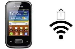 How to generate a QR code with the Wi-Fi password on a Samsung Galaxy Pocket S5300