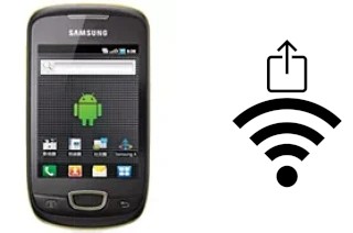 How to generate a Wi-Fi QR code on a Samsung Galaxy Pop i559