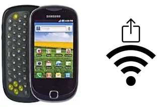 How to generate a Wi-Fi QR code on a Samsung Galaxy Q T589R