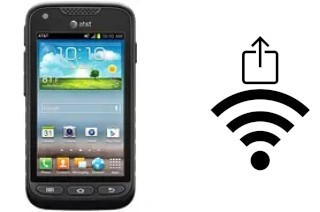 How to generate a QR code with the Wi-Fi password on a Samsung Galaxy Rugby Pro I547