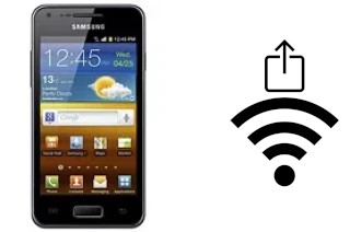 How to generate a QR code with the Wi-Fi password on a Samsung I9070 Galaxy S Advance