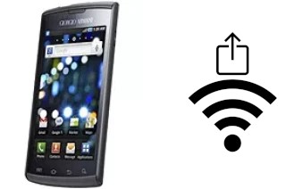 How to generate a QR code with the Wi-Fi password on a Samsung I9010 Galaxy S Giorgio Armani