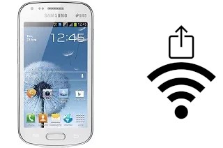 How to generate a QR code with the Wi-Fi password on a Samsung Galaxy S Duos S7562