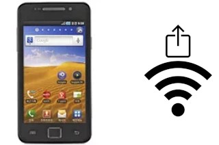 How to generate a Wi-Fi QR code on a Samsung M190S Galaxy S Hoppin