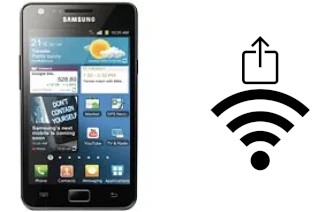 How to generate a QR code with the Wi-Fi password on a Samsung Galaxy S II 4G I9100M