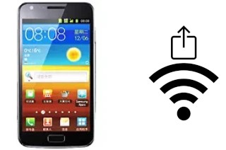 How to generate a QR code with the Wi-Fi password on a Samsung I929 Galaxy S II Duos