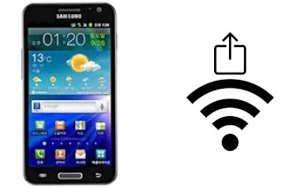 How to generate a QR code with the Wi-Fi password on a Samsung Galaxy S II HD LTE