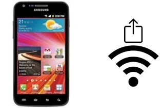 How to generate a QR code with the Wi-Fi password on a Samsung Galaxy S II LTE i727R