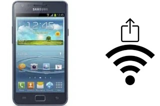 How to generate a QR code with the Wi-Fi password on a Samsung I9105 Galaxy S II Plus