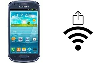 How to generate a QR code with the Wi-Fi password on a Samsung I8190 Galaxy S III mini