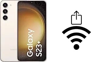 How to generate a Wi-Fi QR code on a Samsung Galaxy S23+