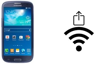 How to generate a QR code with the Wi-Fi password on a Samsung Galaxy S3 Neo+