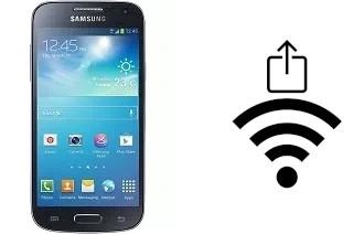 How to generate a QR code with the Wi-Fi password on a Samsung I9190 Galaxy S4 mini