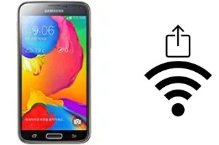 How to generate a QR code with the Wi-Fi password on a Samsung Galaxy S5 LTE-A G906S