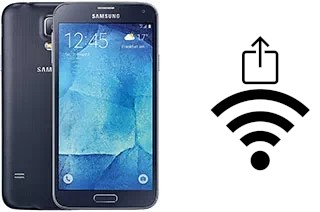 How to generate a QR code with the Wi-Fi password on a Samsung Galaxy S5 Neo