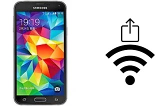 How to generate a Wi-Fi QR code on a Samsung Galaxy S5 Duos