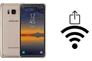 How to generate a Wi-Fi QR code on a Samsung Galaxy S8 Active