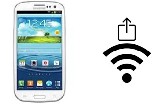 How to generate a QR code with the Wi-Fi password on a Samsung Galaxy S III CDMA