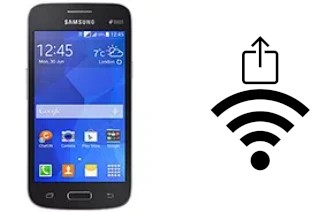 How to generate a QR code with the Wi-Fi password on a Samsung Galaxy Star 2 Plus