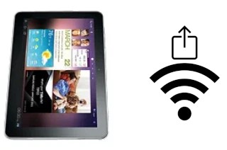 How to generate a QR code with the Wi-Fi password on a Samsung P7500 Galaxy Tab 10.1 3G