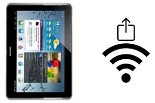 How to generate a Wi-Fi QR code on a Samsung Galaxy Tab 2 10.1 P5110