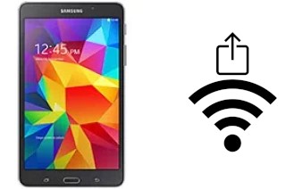 How to generate a QR code with the Wi-Fi password on a Samsung Galaxy Tab 4 7.0 3G