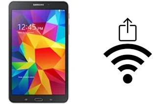 How to generate a QR code with the Wi-Fi password on a Samsung Galaxy Tab 4 8.0 3G