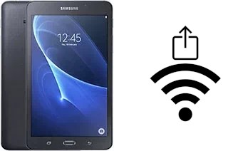 How to generate a QR code with the Wi-Fi password on a Samsung Galaxy Tab A 7.0 (2016)