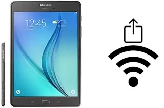 How to generate a QR code with the Wi-Fi password on a Samsung Galaxy Tab A 8.0 & S Pen (2015)