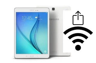 How to generate a Wi-Fi QR code on a Samsung Galaxy Tab A 9.7