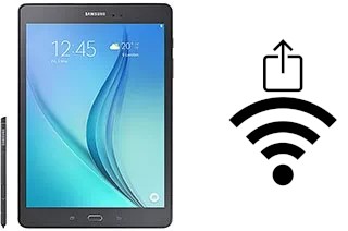 How to generate a QR code with the Wi-Fi password on a Samsung Galaxy Tab A 9.7 & S Pen