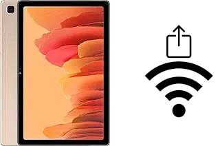 How to generate a Wi-Fi QR code on a Samsung Galaxy Tab A7 10.4 (2022)