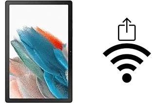 How to generate a Wi-Fi QR code on a Samsung Galaxy Tab A8 10.5 (2021)