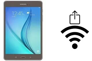 How to generate a QR code with the Wi-Fi password on a Samsung Galaxy Tab A 8.0 (2015)