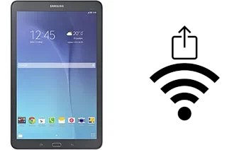 How to generate a Wi-Fi QR code on a Samsung Galaxy Tab E 9.6