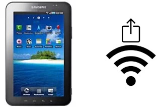 How to generate a QR code with the Wi-Fi password on a Samsung P1000 Galaxy Tab