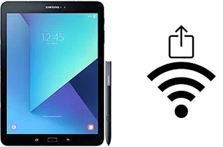 How to generate a QR code with the Wi-Fi password on a Samsung Galaxy Tab S3