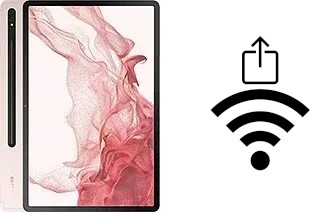 How to generate a Wi-Fi QR code on a Samsung Galaxy Tab S8+