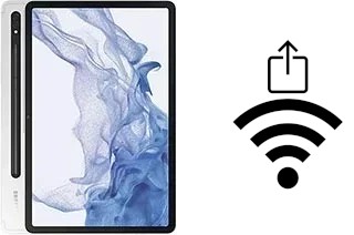 How to generate a Wi-Fi QR code on a Samsung Galaxy Tab S8