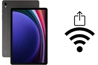 How to generate a Wi-Fi QR code on a Samsung Galaxy Tab S9