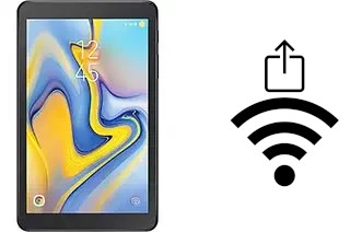 How to generate a QR code with the Wi-Fi password on a Samsung Galaxy Tab A 8.0 (2018)