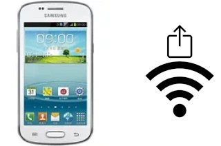 How to generate a QR code with the Wi-Fi password on a Samsung Galaxy Trend II Duos S7572