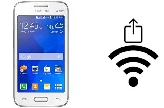 How to generate a QR code with the Wi-Fi password on a Samsung Galaxy V Plus