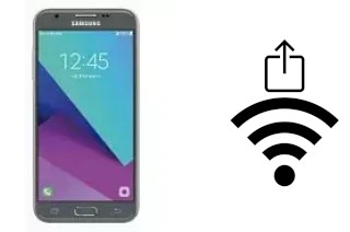 How to generate a QR code with the Wi-Fi password on a Samsung Galaxy Wide2