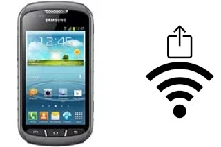 How to generate a QR code with the Wi-Fi password on a Samsung S7710 Galaxy Xcover 2