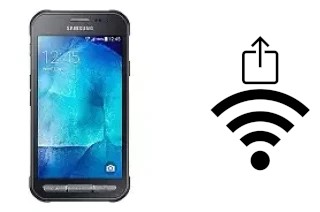 How to generate a QR code with the Wi-Fi password on a Samsung Galaxy Xcover 3 VE