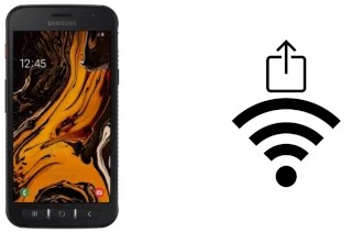 How to generate a QR code with the Wi-Fi password on a Samsung Galaxy Xcover 4s